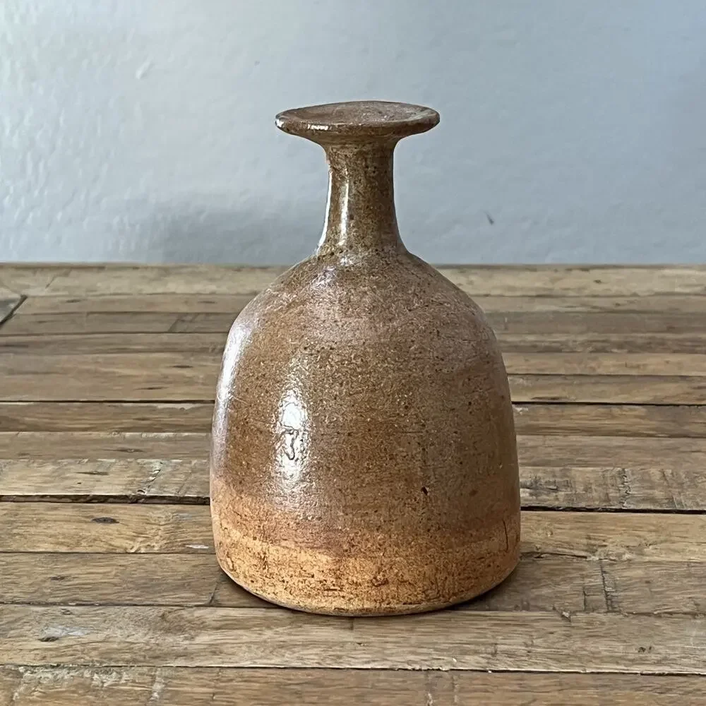 Studio Pottery Stoneware Vase 6.75